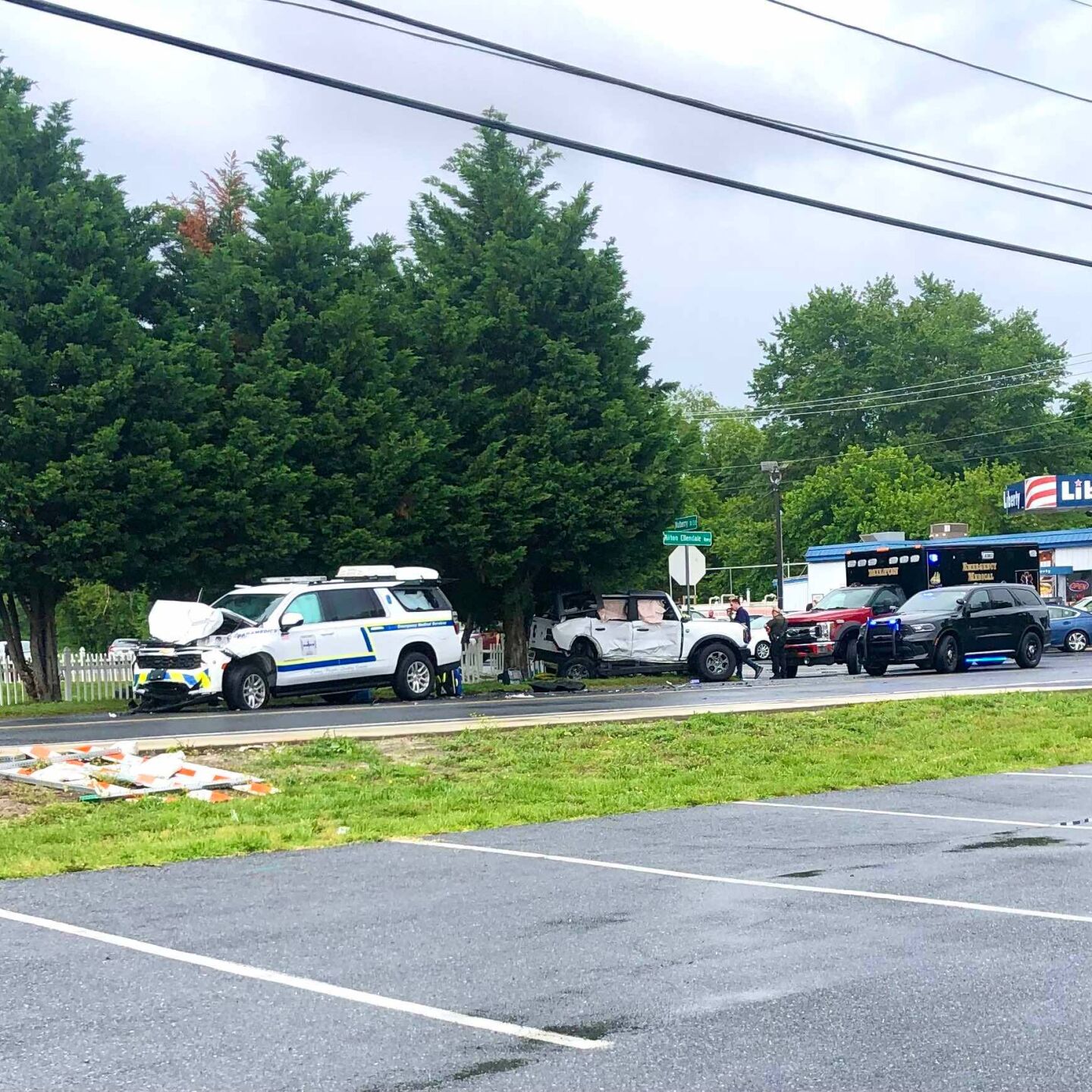 Milton car crash involves paramedic on Route 16